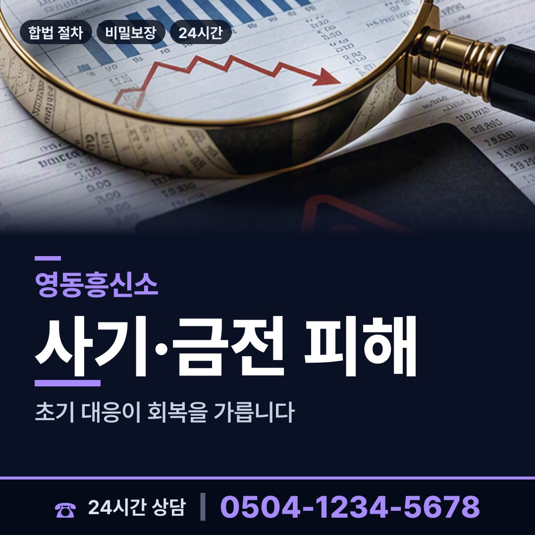 영동 심천면 기업조사 상담 안내